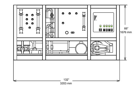 HRO Horizon North Sea Watermaker Dimensions