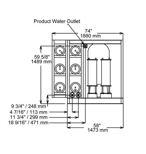 HRO Horizon North Sea Watermaker Dimensions